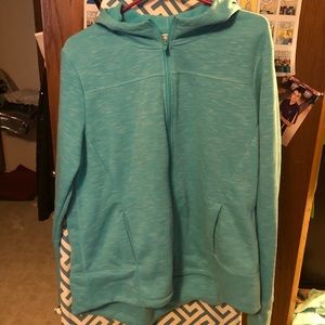 Woman’s zip up hooded sweatshirt